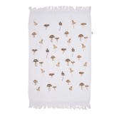 Cumpara ieftin Prosop de maini si fata bumbac alb maro Ciupercute 40x66 cm
