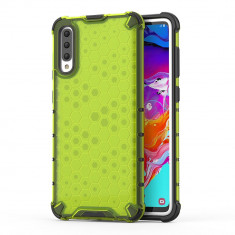 Husa SAMSUNG Galaxy A70 \ A70s - Gel TPU Honeycomb Armor (Verde)