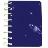 Cumpara ieftin Carnet cu spira Cosmos, 7 x 10 cm, 75 foi veline, Editura Soapta Stelelor, Hartie 90g/mp, Coperta Lucioasa