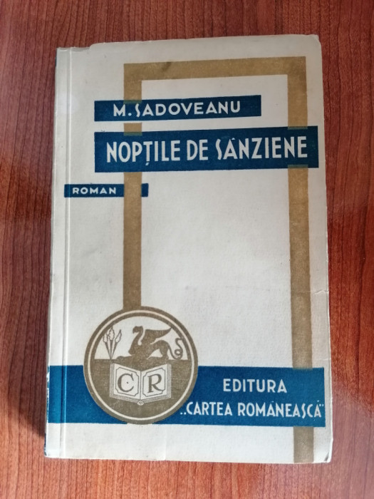 Mihail Sadoveanu, Nopțile de s&acirc;nziene (prima ediție, 1934)