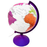 Glob păm&acirc;ntesc politic Colors of the Earth iluminat 26 cm