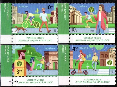 ROMANIA 2022, Vinerea Verde, serie neuzata, MNH, 2355 foto