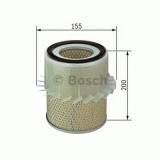 Filtru aer MITSUBISHI L 200 (K7, K6) (1996 - 2007) BOSCH 1 987 429 186