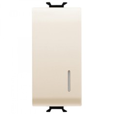 Intrerupator simplu cu led 1M Gewiss Chorus Ivory GW11002