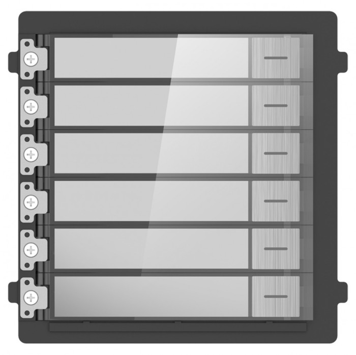MODUL DE EXTENSIE CU 6 BUTOANE APELARE, &quot;DS-KD-KK/S&quot; (timbru verde 0.18 lei)