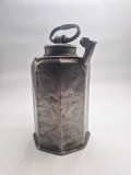 Ulcior pt Vin Antic din Cositor sec. XVIII ( 1770 ) Octogon Baroc autentic