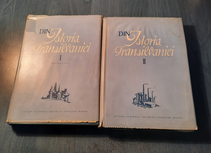 Din istoria Transilvaniei 2 volume C. Daicoviciu St. Pascu