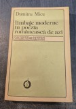 Limbaje moderne in poezia romaneasca de azi Dumitru Micu cu autograf