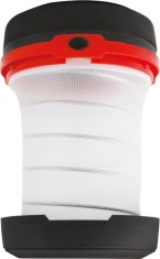 Lampa de camping pliabila Strend Pro, rosie, 3xAA, 8,5x5/13 cm