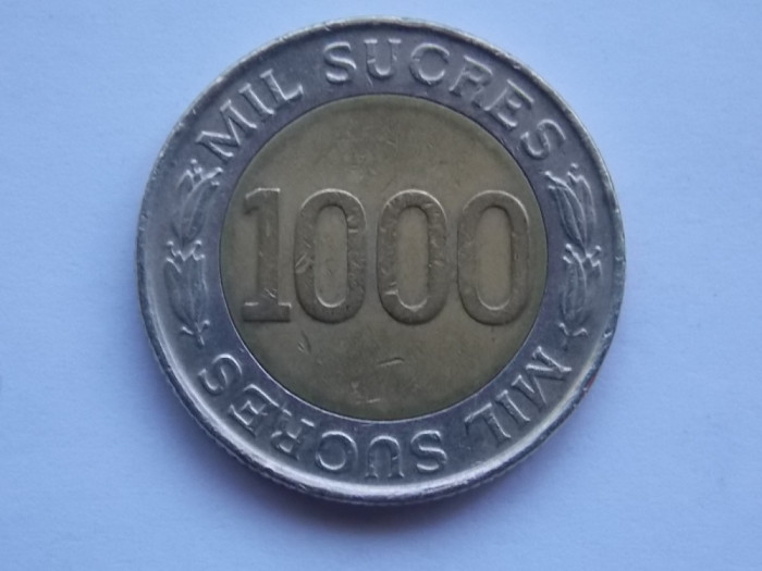 1000 SUCRES 1997 ECUADOR-COMEMORATIVA