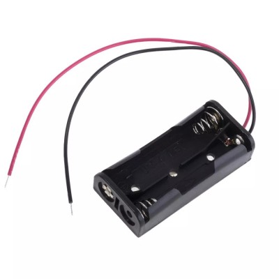 Suport baterii 2x AAA terminal cabluri 150mm COMF BH-421A foto