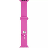 Cumpara ieftin Curea compatibila Apple Watch 1/2/3/4, silicon, 42/44 mm Roz fuchsia