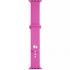 Curea compatibila Apple Watch 1/2/3/4, silicon, 42/44 mm Roz fuchsia