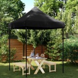 VidaXL Cort de petrecere pliabil Pop-Up, 200x200x306 cm, negru