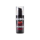 Lubrifiant cu aromă EROS Strawberry Power Fruit, pe bază de apă, compatibil cu prezervative și jucării erotice, aromă căpșuni, 125 ml