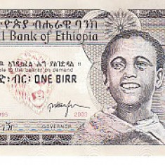 M1 - Bancnota fosrte veche - Etiopia - 1 birr - 2003