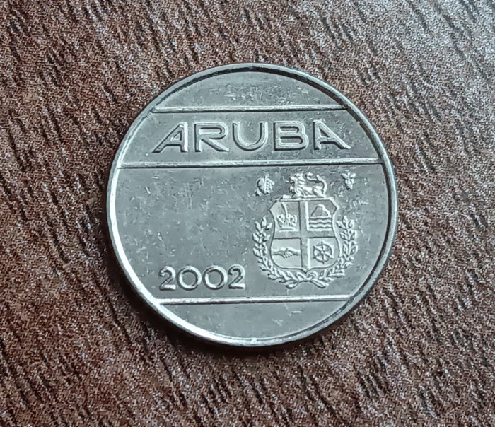 C50 - Moneda foarte veche - Aruba - 10 centi - 2002