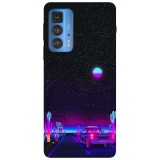 Husa compatibila cu Motorola G20 model Neon Drive, Silicon, TPU, Viceversa, Transparent, Carcasa