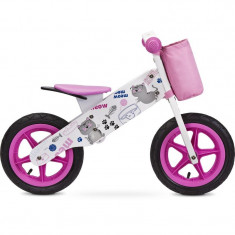 Bicicleta din lemn Toyz by Caretero Zap Pink foto