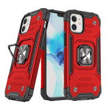 Wozinsky Ring Armor Husă Kickstand Tough Rugged Cover Pentru IPhone 12 Mini Roșu 9111201919143