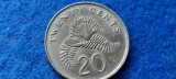 SINGAPORE 20 CENTS NICHEL