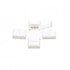 Conector X 5Pini de 12mm pentru benzi RGBW SMD5050 5630-Conținutul pachetului 1 Bucată