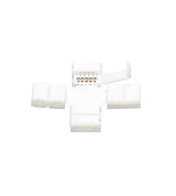 Conector X 5Pini de 12mm pentru benzi RGBW SMD5050 5630-Conținutul pachetului 1 Bucată foto