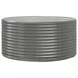 Cumpara ieftin Jardiniera, gri, 140x140x68 cm, otel galvanizat