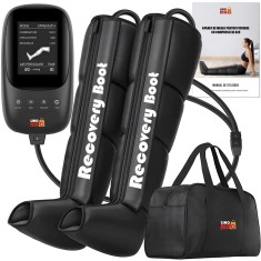 Aparat pentru masaj picioare profesional, Linomag&reg;, Drenaj limfatic, Presopunctura, Refacere musculara, Masaj circulator, Masaj relaxare, 8 camere com
