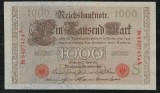GERMANIA 1000 / 1.000 MARCI / MARK 1910 [6] P - 44b ,Serie Rosie , Sufix A , 7 cifre Litera S , a UNC / UNC necirculata