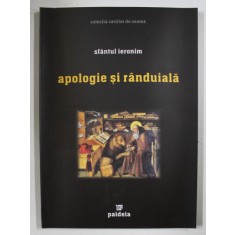 APOLOGIE SI RANDUIALA de SFANTUL IERONIM , 2008