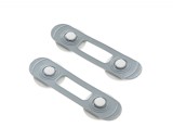 Cumpara ieftin Set 2 mini sigurante universale pentru usi si dulapuri BabyJem, gri