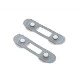 Set 2 mini sigurante universale pentru usi si dulapuri BabyJem, gri