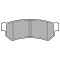 Set placute frana,frana disc ISUZU D-MAX platou / sasiu (8DH) (2007 - 2016) KRIEGER 0950006523