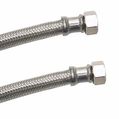 Furtun Blindat Inox, Flexibil 1/2, 3/4, 800mm, DN13, DVGW foto