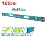 TOTAL - Nivela cu bula - 120cm - precizie 0,5mm (INDUSTRIAL) PowerTool TopQuality