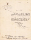 A1468 Decizie de retragere profesor Ioan Stanzel, Timișoara, 1928