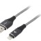 Cablu USB 2.0 Apple Lightning 2m Gri