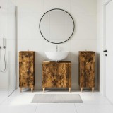 Cumpara ieftin Set de cabinet pentru baie cu 3 piese ALKMAAR 3 buc.