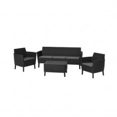 253239 KETER Set mobilier gradina graphite Salemo foto