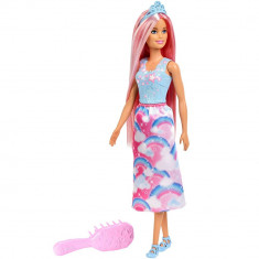 Papusa Barbie Mattel Dreamtopia cu perie foto