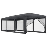 Cumpara ieftin Cort de petrecere cu 8 pereti din plasa, antracit, 3x9 m, HDPE