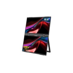Verbatim Dual monitor portabil Esentials 15.6 FHD Dual Full HD Screens (1920 1080 each) IPS 16:9