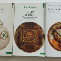 Paul Ricoeur, Temps et recit, 3 volume