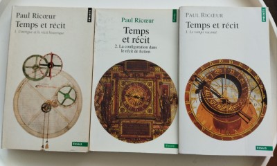 Paul Ricoeur, Temps et recit, 3 volume foto