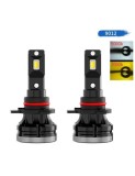 Set 2 leduri auto HIR2 / 9012 Canbus, 3000K/6000K, putere 50W, luminozitate 10.000 Lm, 12-24V