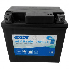 Baterie Moto Exide AGM Ready Motorbike &amp; Sport Battery 4Ah 70A 12V YTX5L-BS EXIDE READY