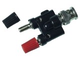 Adaptor 3A nichelat cu izolație din nylon 59x30x18mm