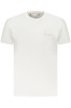 Trussardi Tricou barbati, cu imprimeu grafic pe spate, Regular fit, Alb, S, 2XL, L, M, XL