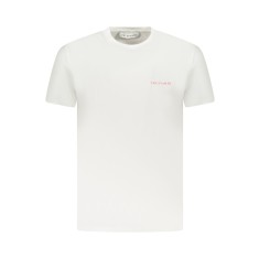 Trussardi Tricou barbati, cu imprimeu grafic pe spate, Regular fit, Alb, S
